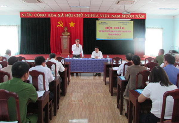 Hội thảo “Thực trạng tổ chức thi hành các quy định về tội phạm môi trường trên địa bàn tỉnh Đắk Lắk”
