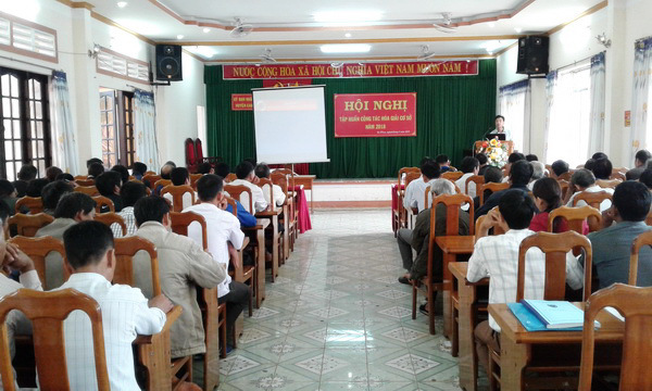 UBND huyện Ea H’leo tổ chức hội nghị tập huấn kiến thức pháp luật cho hòa giải viên cơ sở năm 2018