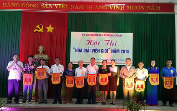 Phường Ea Tam - Đơn vị đầu tiên trên địa bàn thành phố Buôn Ma Thuột tổ chức Hội thi “Hòa giải viên giỏi” năm 2018 