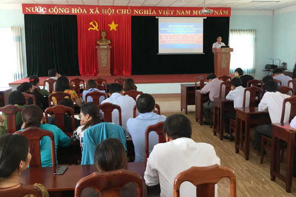  Đảng bộ Sở Tư pháp tổ chức học tập, quán triệt các Nghị quyết Hội nghị Trung ương 7 khóa XII