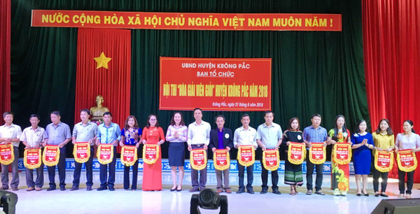  UBND huyện Krông Pắk - Đơn vị đầu tiên cấp huyện tổ chức Hội thi “Hòa giải viên giỏi” năm 2018 trên địa bàn tỉnh
