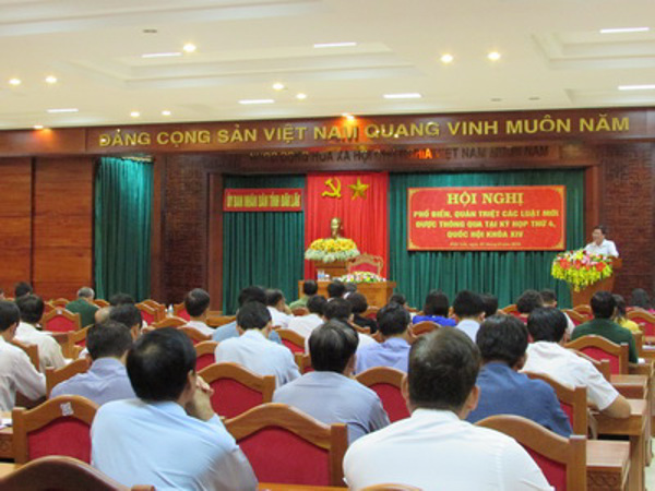 Bộ Tư pháp ban hành Chương trình khung bồi dưỡng nghiệp vụ đối với báo cáo viên pháp luật, tuyên truyền viên pháp luật
