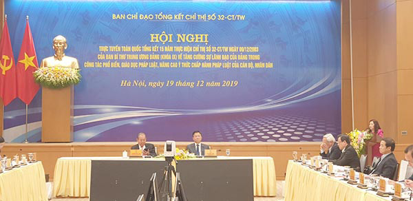 Phó Thủ tướng Thường trực Chính phủ Trương Hòa Bình chủ trì HN tổng kết 15 năm thực hiện Chỉ thị 32-CT/TW