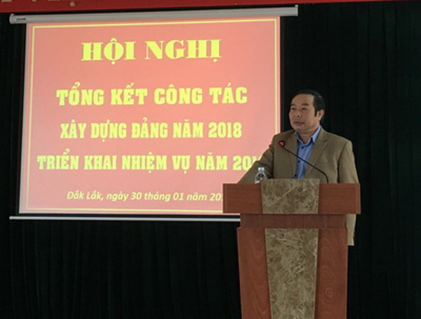 ĐẢNG BỘ SỞ TƯ PHÁP TỔNG KẾT CÔNG TÁC XÂY DỰNG ĐẢNG NĂM 2018, TRIỂN KHAI NHIỆM VỤ NĂM 2019