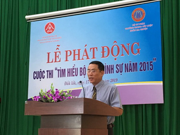 Phát động Cuộc thi “Tìm hiểu Bộ luật Hình sự năm 2015” cấp tỉnh