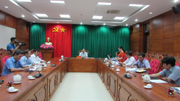 Họp Ban Tổ chức Cuộc thi viết “Tìm hiểu Bộ luật Hình sự năm 2015” cấp tỉnh 