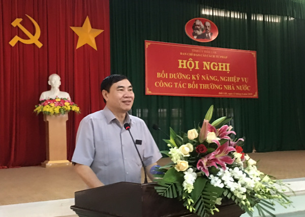  Tổ chức hội nghị tập huấn về công tác bồi thường nhà nước 