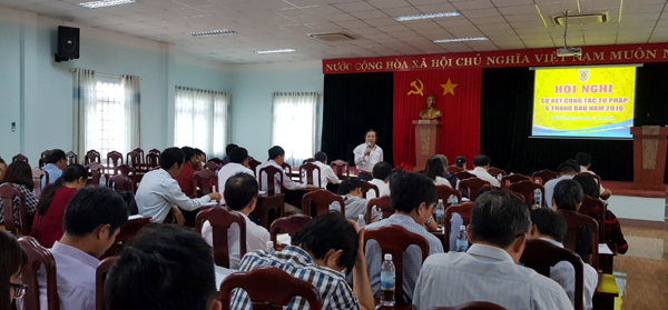Sở Tư pháp sơ kết công tác Tư pháp 6 tháng đầu năm 2019