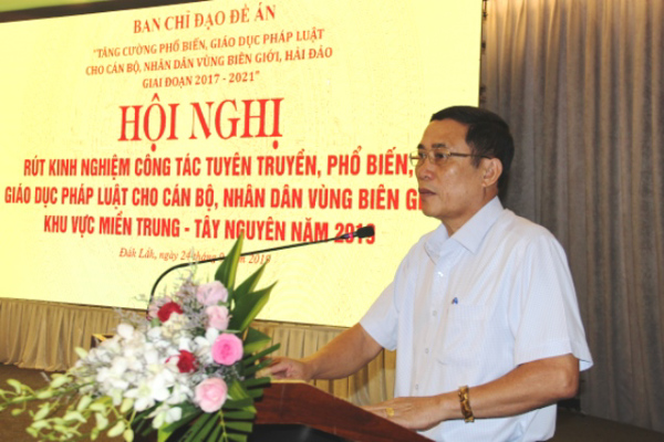  Hội nghị rút kinh nghiệm công tác tuyên truyền, phổ biến giáo dục pháp luật khu vực Miền Trung – Tây Nguyên năm 2019 