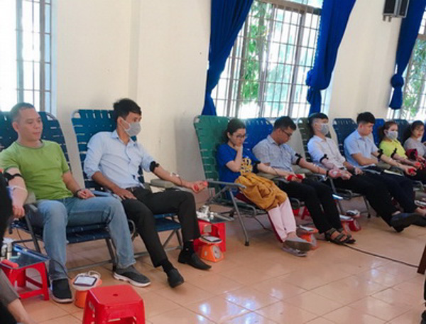 Đoàn viên Sở Tư pháp tham gia Ngày hội hiến máu tình nguyện
