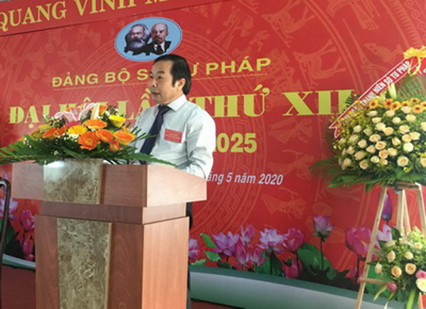  Đại hội Đảng bộ Sở Tư pháp Đắk Lắk lần thứ XII, nhiệm kỳ 2020 - 2025