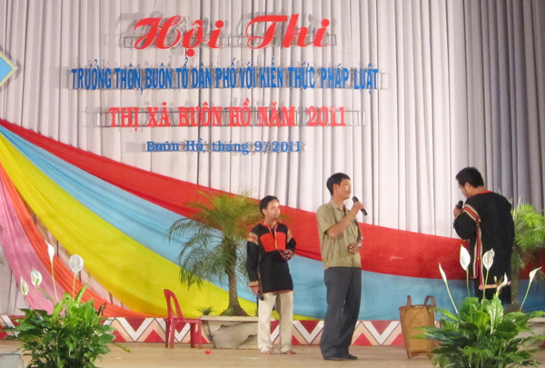  BUÔN HỒ TỔ CHỨC HỘI THI TÌM HIỂU PHÁP LUẬT CHO ĐOÀN VIÊN, THANH NIÊN NĂM 2020