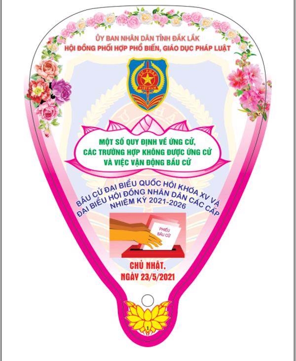 Tờ rơi số 03: Một số quy định về ứng cử, các trường hợp không được ứng cử và việc vận động bầu cử