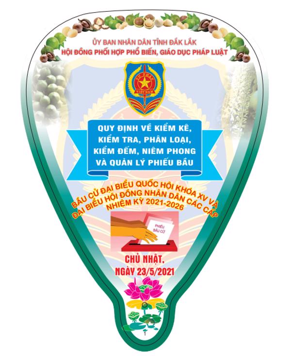 Tờ rơi số 04: Quy định về kiểm kê, kiểm tra, phân loại, kiểm đếm, niêm phong và quản lý phiếu bầu